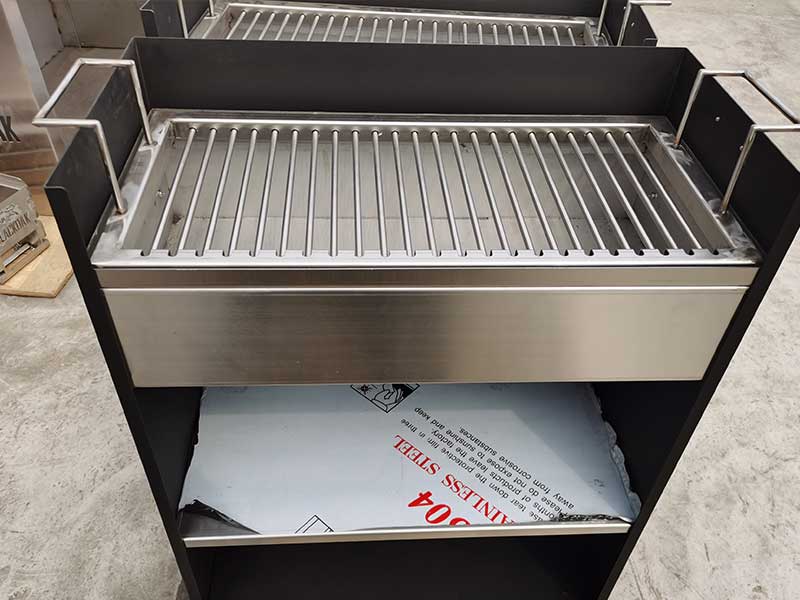 Corten Steel BBQ Grill Design