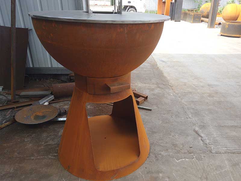 Corten Steel BBQ Grill Insert